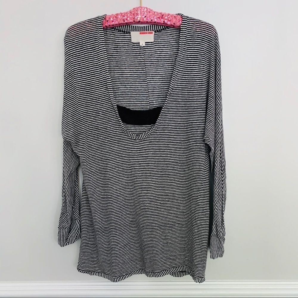 MINDEN CHAN Linen Cover Up Tunic Size XS‎